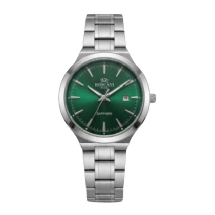 ROSCANI ROSW4569K7 GREEN DIAL 33MM DATE DISPLAY STAINLESS STEEL STRAP ANALOG WOMEN WATCH
